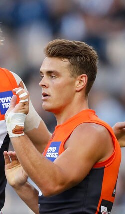 RehabReport3-Slider.jpg Zac Langdon suffered a broken hand in the win over Collingwood. - Tom Scully,Zac Langdon,Toby Greene,Ryan Griffen,GWS Giants,Injury list
